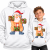 BLUZA Z KAPTUREM  ŚWIĄTECZNA HOHOHO 2